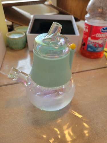 Customer photo review of The Bubbler Iridescent - Sky