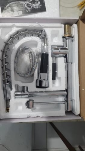 Customer photo review of Stavanger - Professional Pull-Down Kitchen Faucet With High Arc