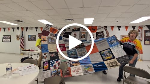 Customer video review of Premium T Shirt Quilt