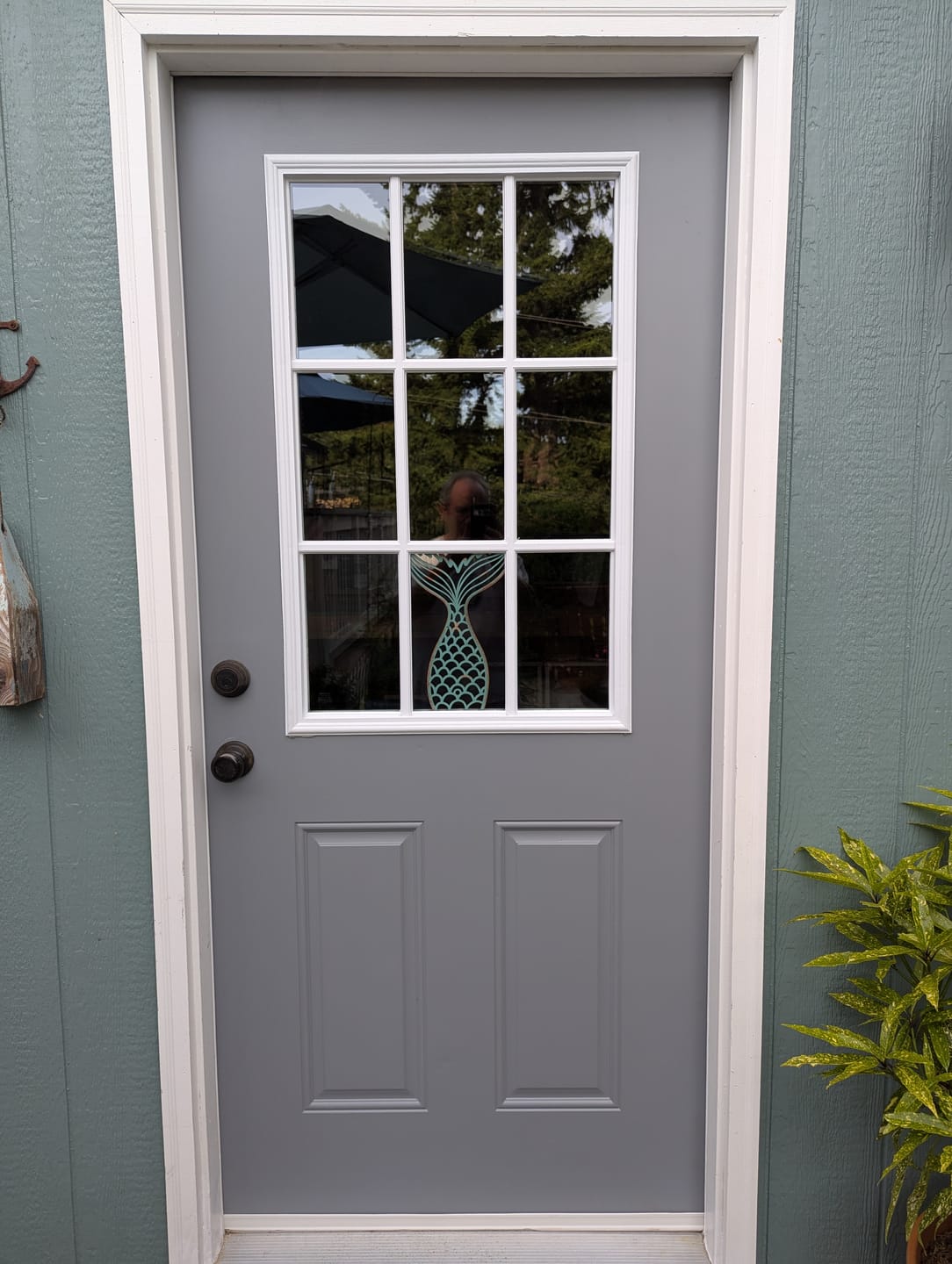 Customer photo review of Clear 9 Lite Glass and Frame Kit (Half Lite)