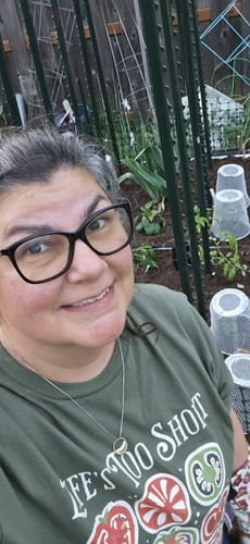 Customer photo review of Life's Too Short Tomatoes T-Shirt