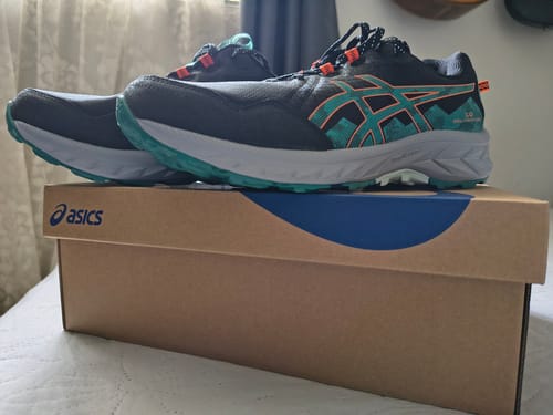 Customer photo review of Asics Gel Venture 10 Hombre Black Rainy Lake