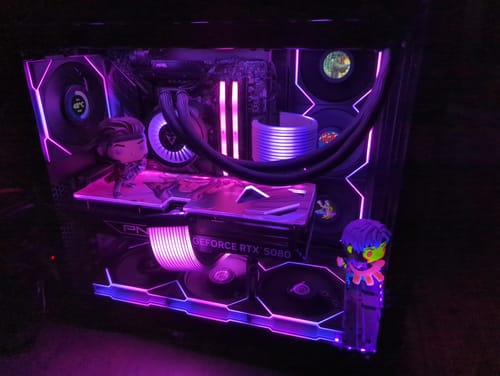 Customer photo review of Custom Design RGB GPU Backplate