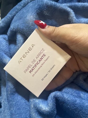 Customer photo review of PAPEL DE ARROZ MATIFICANTE