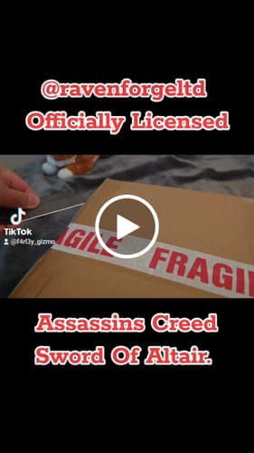 Customer video review of Altaïr's Sword - Assasins Creed