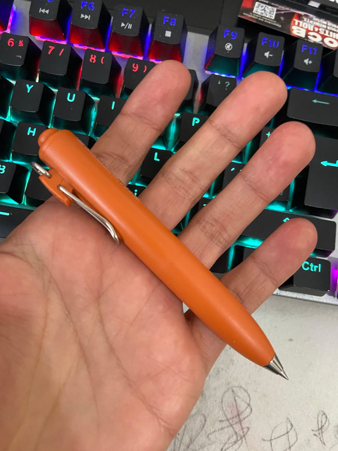 Customer photo review of Uni-ball One P - Bolígrafo Tinta Gel de Colores 0,38 mm