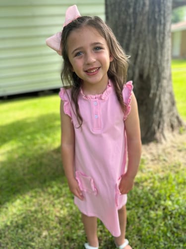 Customer photo review of Pink Nicole Dress