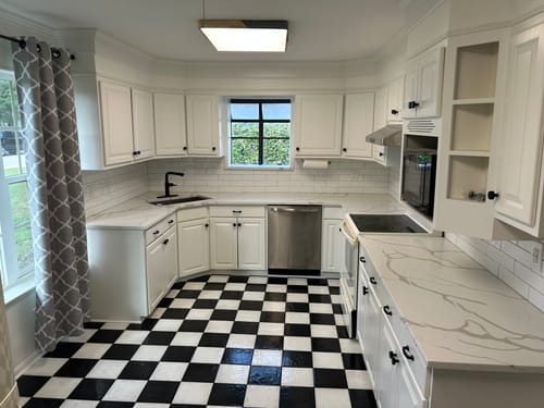 Customer photo review of Rectangle LED Flush Mount Light