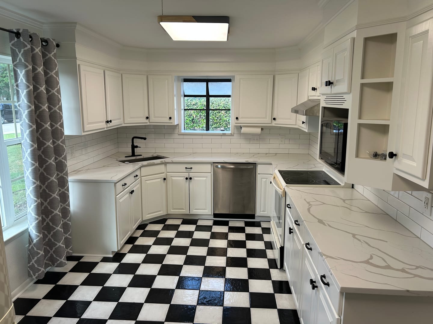Customer photo review of Rectangle LED Flush Mount Light