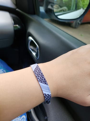 Customer photo review of Keffiyeh Bracelet