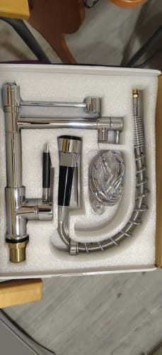 Customer photo review of Stavanger - Professional Pull-Down Kitchen Faucet With High Arc
