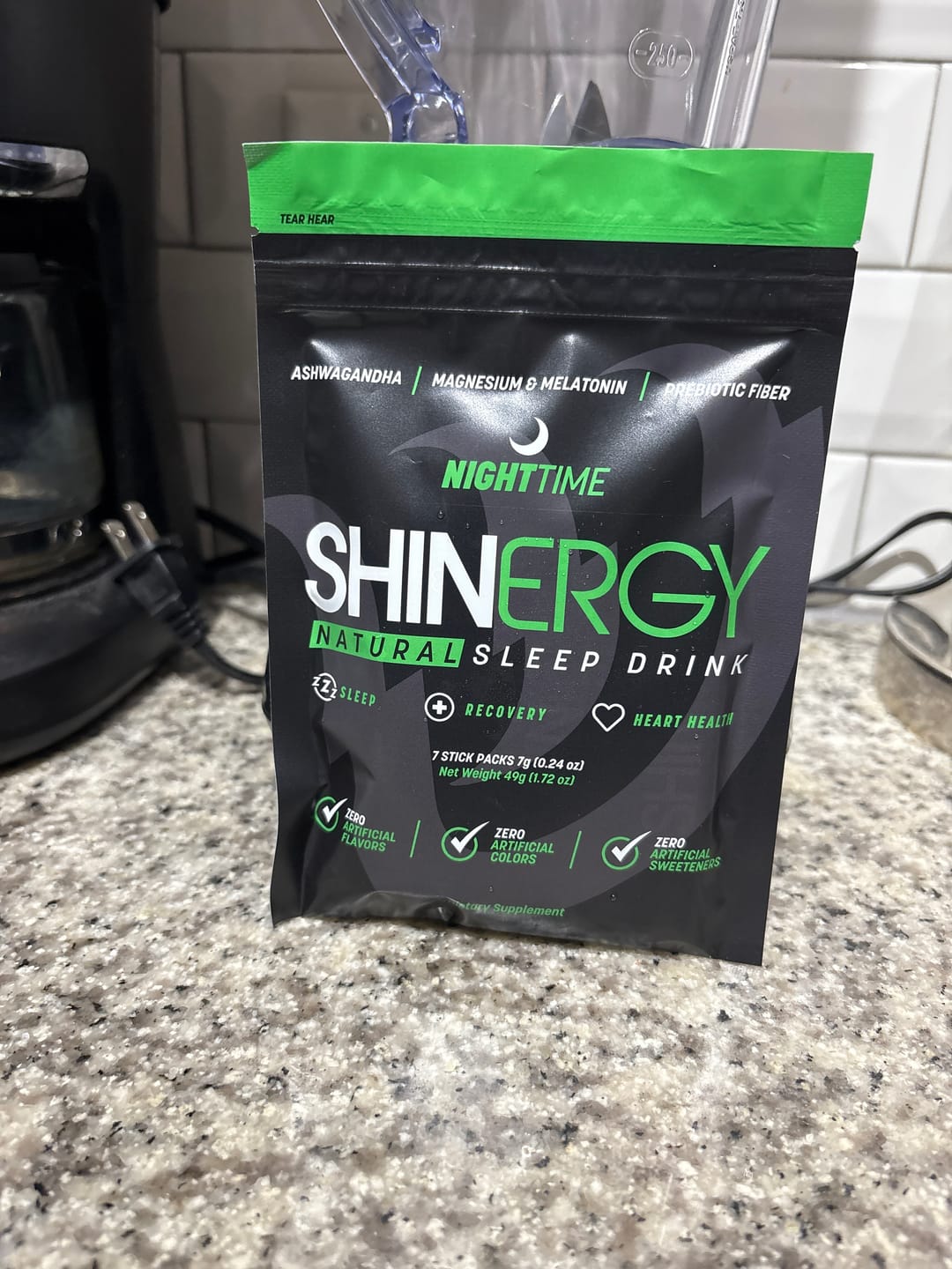 Customer photo review of Shinergy Nighttime Drink