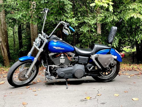 Customer photo review of H-D® Dyna Left Side Solo Bag - DL02