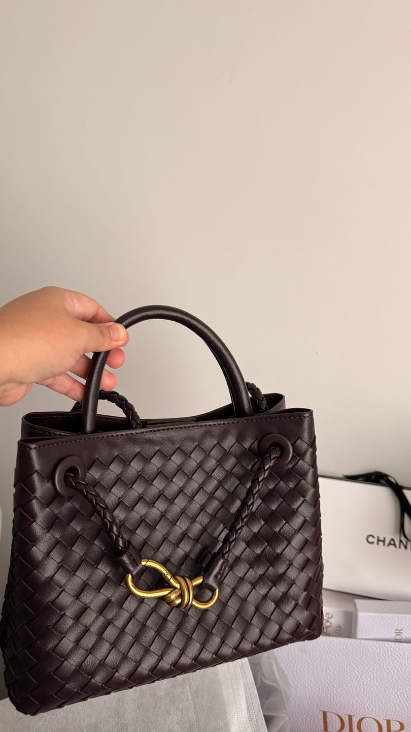 Customer photo review of Lucia Woven Bag