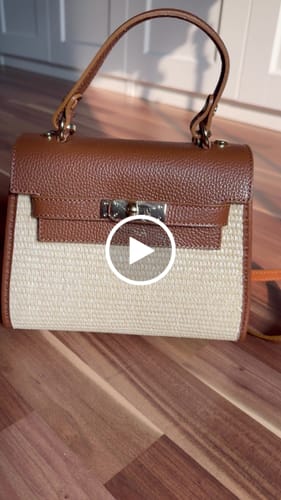 Customer video review of The Kate Bag Raffia - Medium