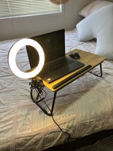 Customer photo review of 8" Clip-On LED Glow Ring Light