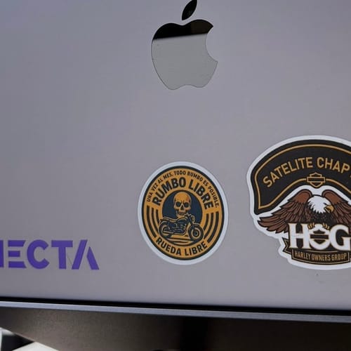 Customer photo review of Stickers Holográficos