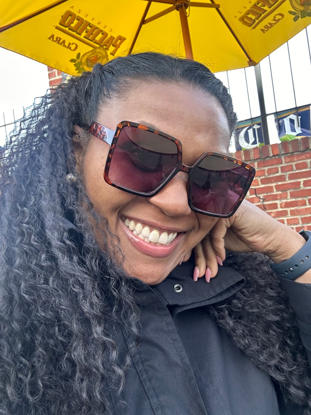 Customer photo review of Freetress Equal Drawstring Fullcap Half Wig MILAN GIRL