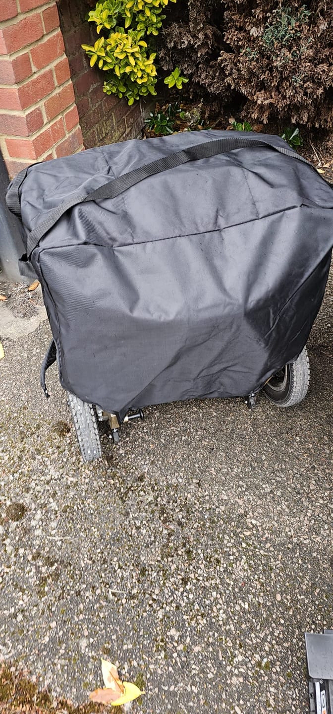 Customer photo review of Cover Bag for Freedom Pro and Elite Electric Wheelchair