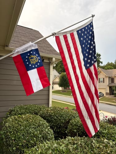 Customer photo review of Georgia Flag