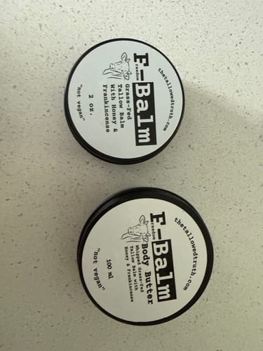 Customer photo review of F-Balm Whipped Body Butter 100ml (3.3oz)