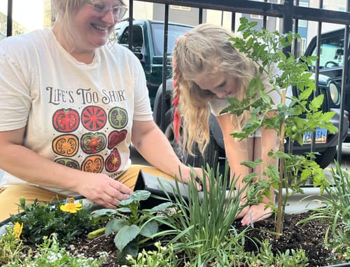 Customer photo review of Life's Too Short Tomatoes T-Shirt