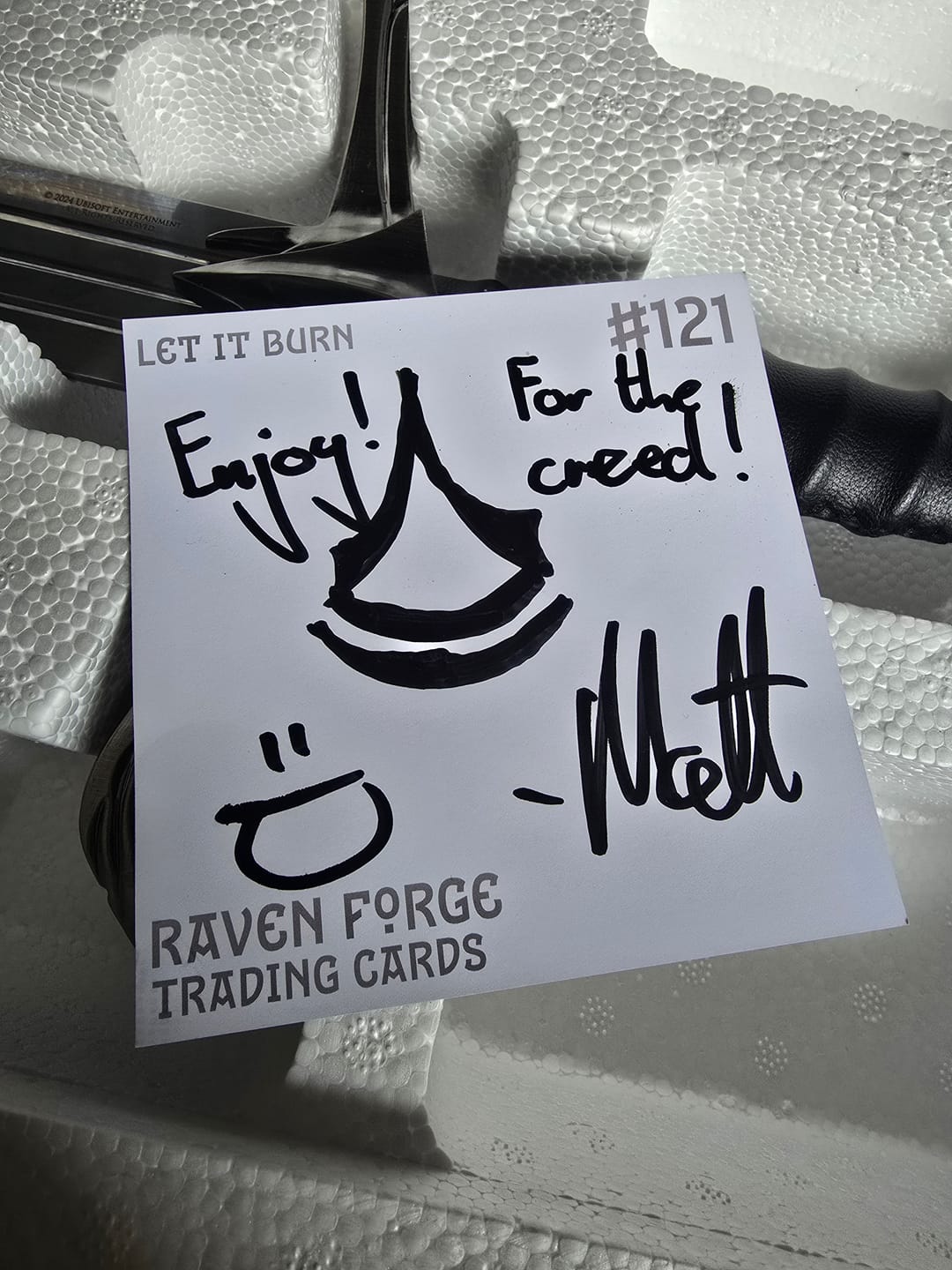 Customer photo review of Altaïr's Sword - Assasins Creed