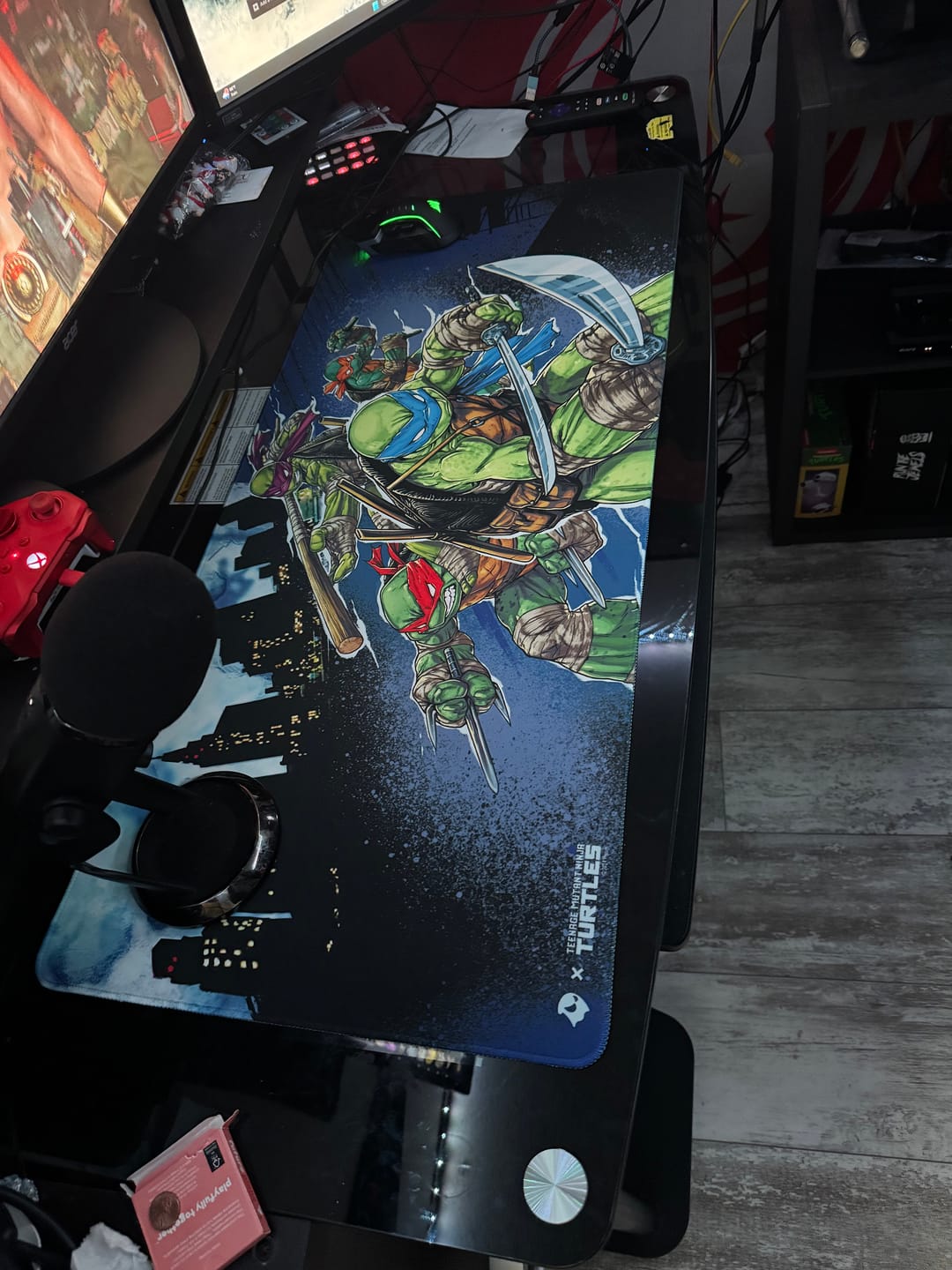 Customer photo review of Oni Deskpad - Teenage Mutant Ninja Turtles
