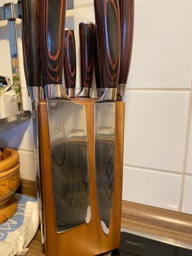 Customer photo review of Asiatisches Messerset Premium 8-teilig