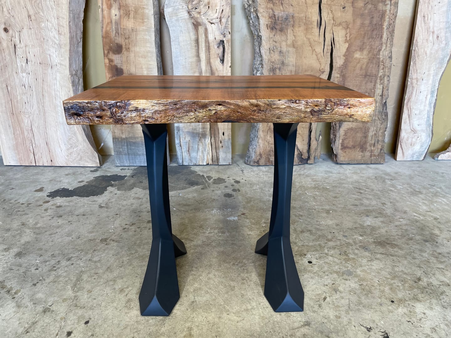Customer photo review of End Table Legs 219 Curva 20H Mid-Century Modern Style