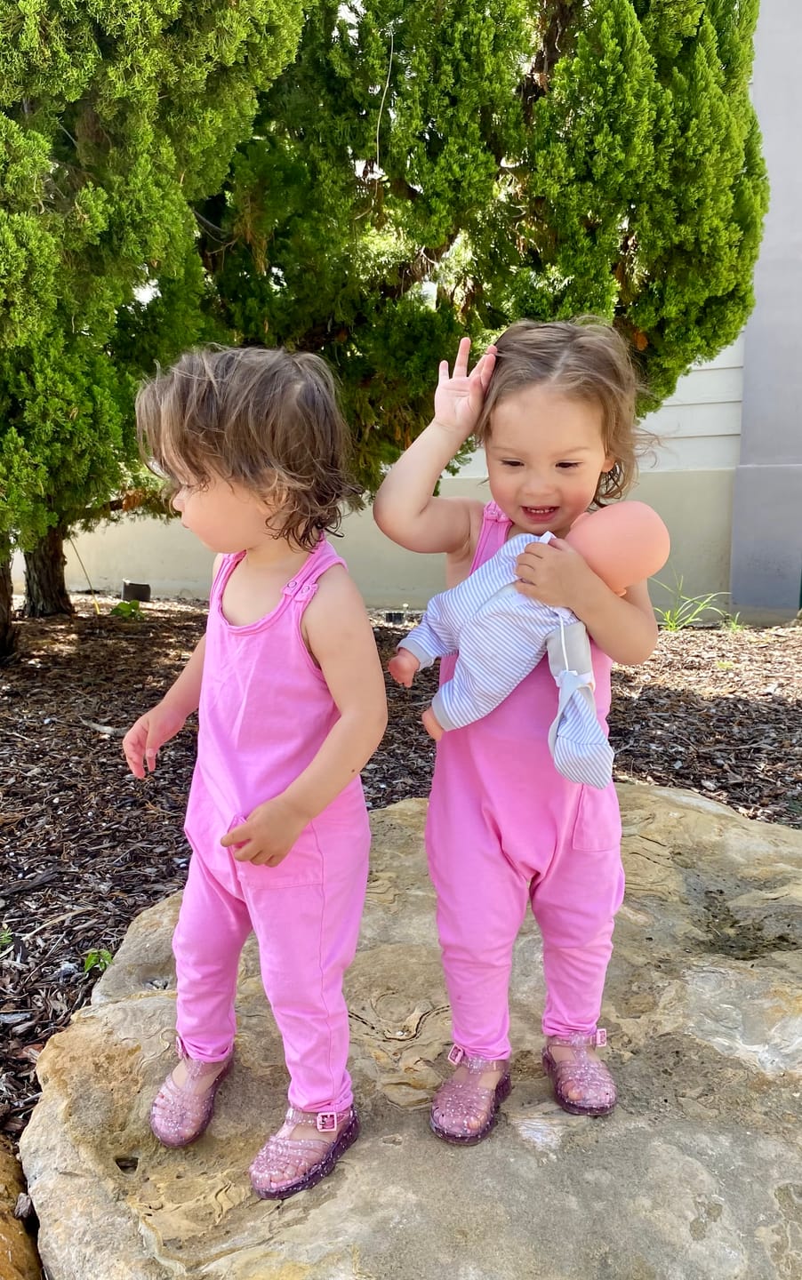 Customer photo review of Baby Romper Bubble Gum