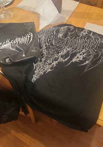 Customer photo review of Bloodraven Oversized T-shirt [VOID BLACK]