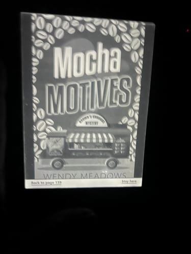 Customer photo review of Mocha Motives (EBOOK)