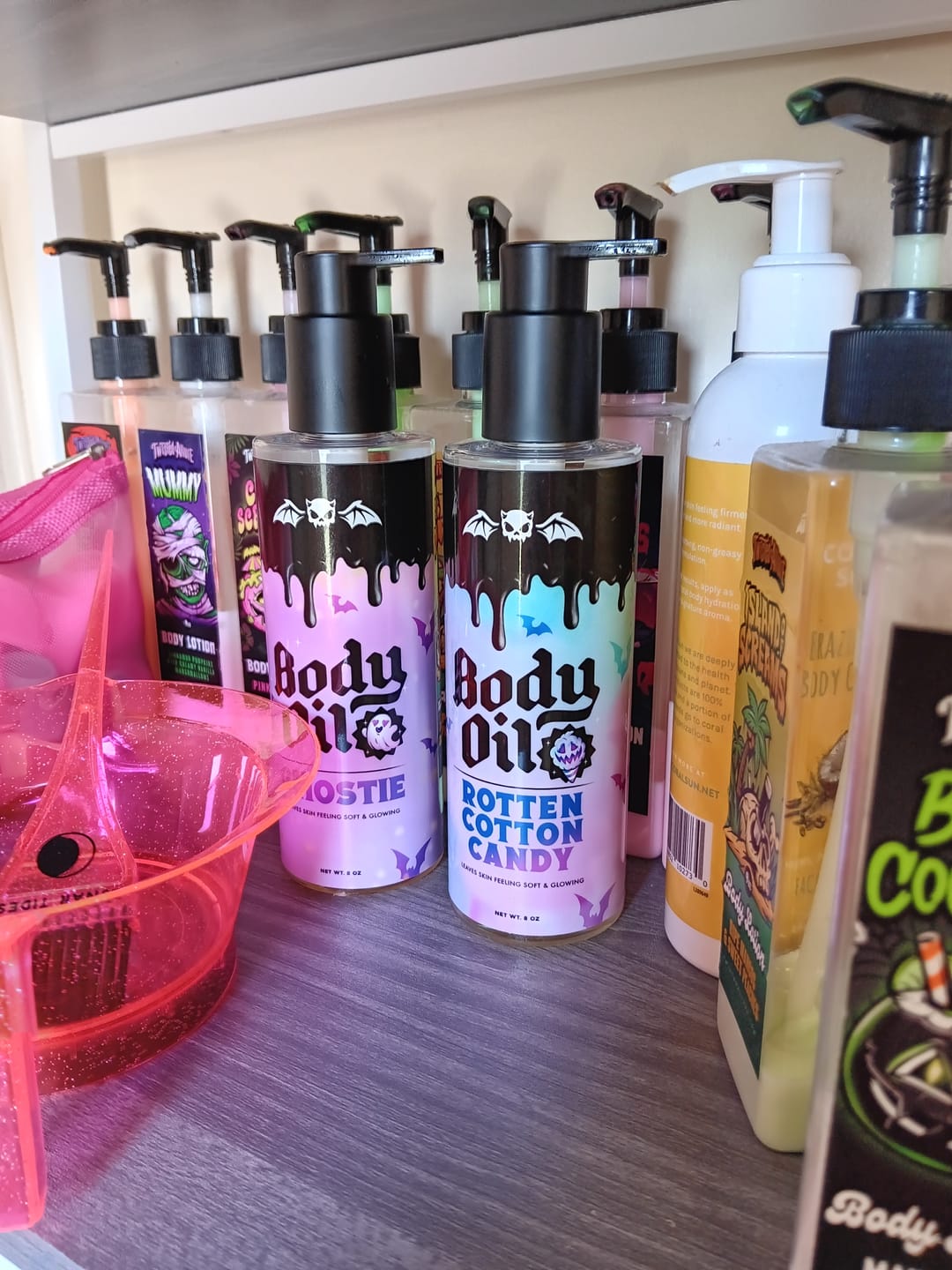 Customer photo review of Rotten Cotton Candy Body Oil