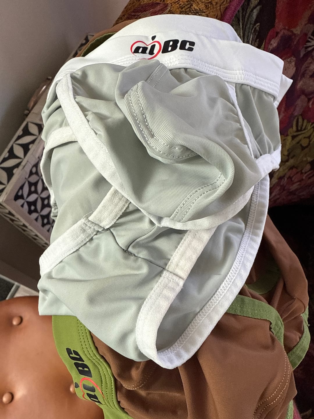 Customer photo review of 3 Pack Men's Separated Ball Pouch Briefs