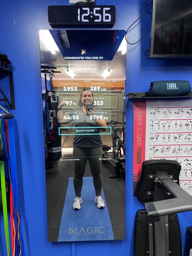 Customer photo review of MAGIC AI: Fitness Smart Mirror