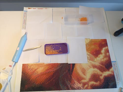 Kundenbewertung mit Foto zu Elektrischer Diamond Painting Stift – 6 Farben
