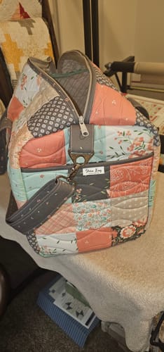 Customer photo review of Patchwork Duffle Kit - Plaid Lining
