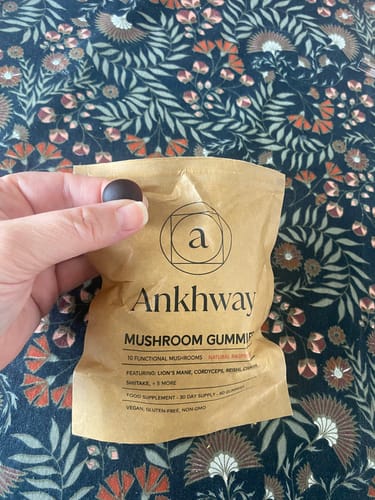 Customer photo review of Mushroom Gummies