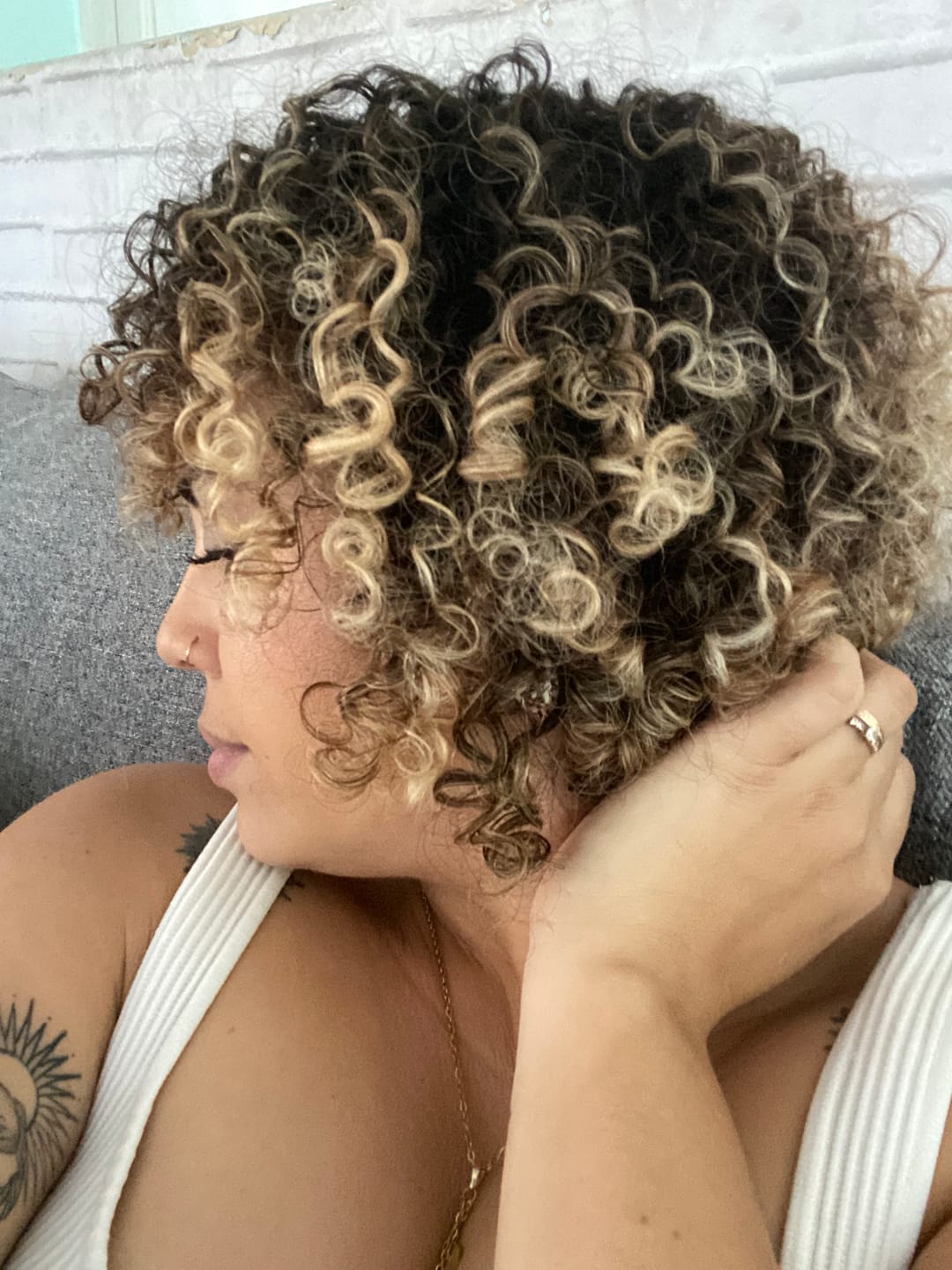 Customer photo review of ROUTINE CHEVEUX BOUCLES