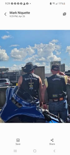 Customer photo review of Motorcycle Wrist Support - Ride Without Wrist Pain