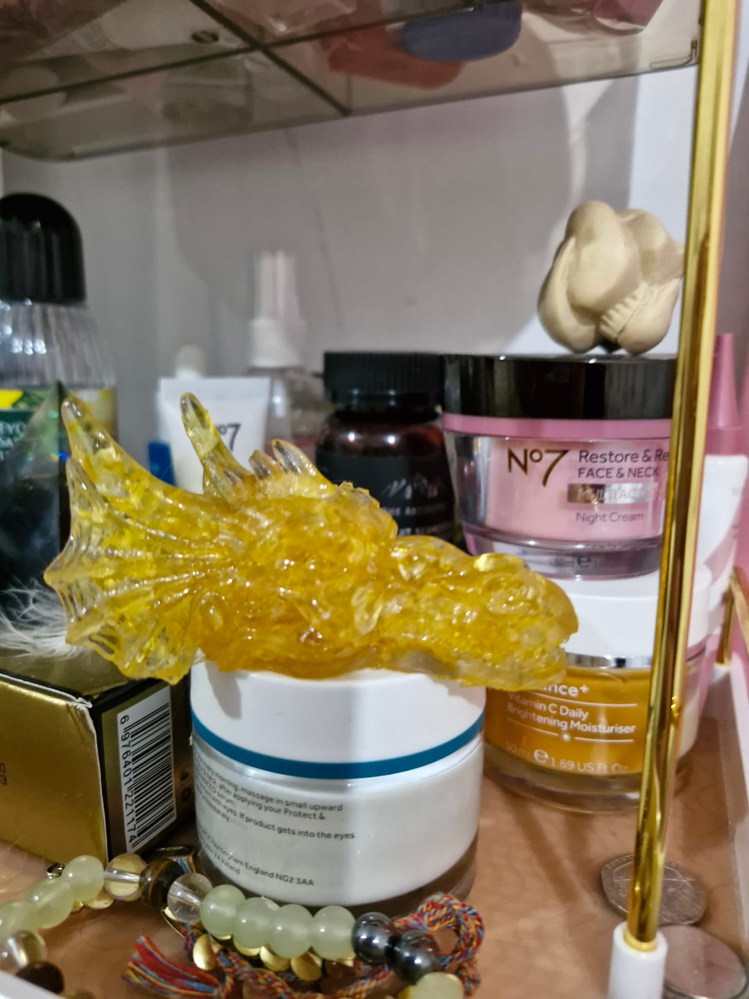 Customer photo review of Olivenorma Natural Crystal Dragon Gemstone Decoration