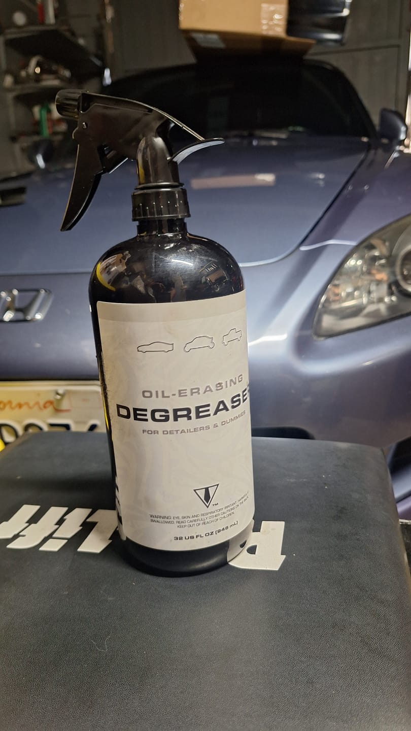 Customer photo review of Oil-Erasing Degreaser (32oz)