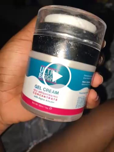 Customer video review of Ultra Bright Lightening Gel Cream 30ml