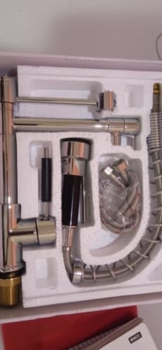Customer photo review of Stavanger - Professional Pull-Down Kitchen Faucet With High Arc