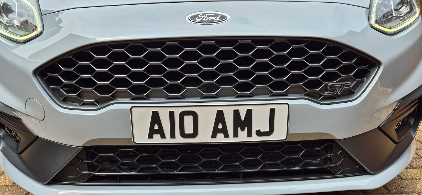 Customer photo review of 6-Digit Metal Pressed Number Plate – 420mm x 111mm