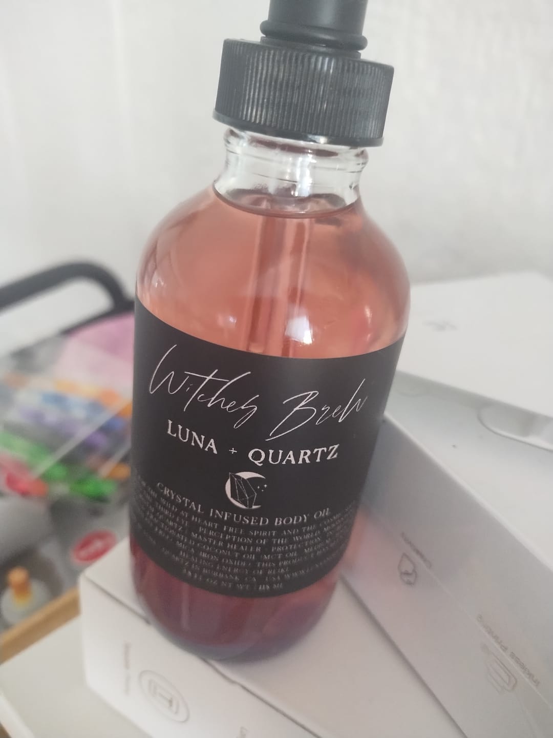 Customer photo review of Witches Brew Body Oil