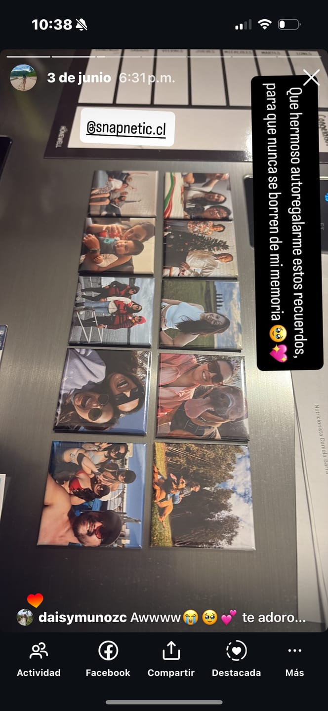 Customer photo review of Pack 12 Imanes personalizados Cuadrados