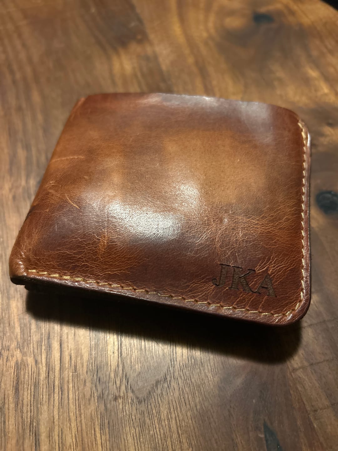 Customer photo review of Big Bend Bifold Wallet