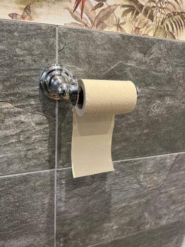 Customer photo review of Unbleached Bamboo Toilet Paper